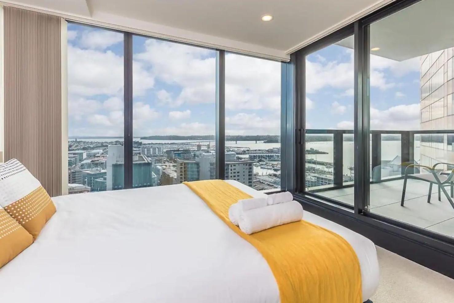 Apartamento Magnificent Skytower, Sea, Habour View In Cbd Auckland Exterior foto