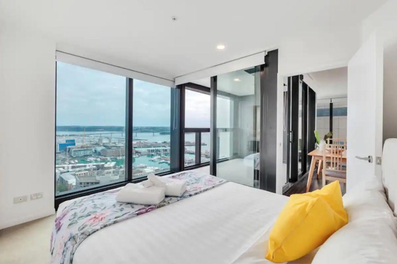 Apartamento Magnificent Skytower, Sea, Habour View In Cbd Auckland Exterior foto