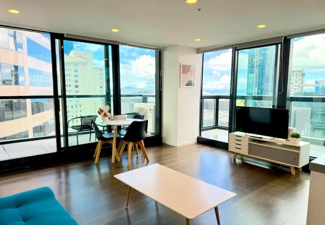Apartamento Magnificent Skytower, Sea, Habour View In Cbd Auckland Exterior foto