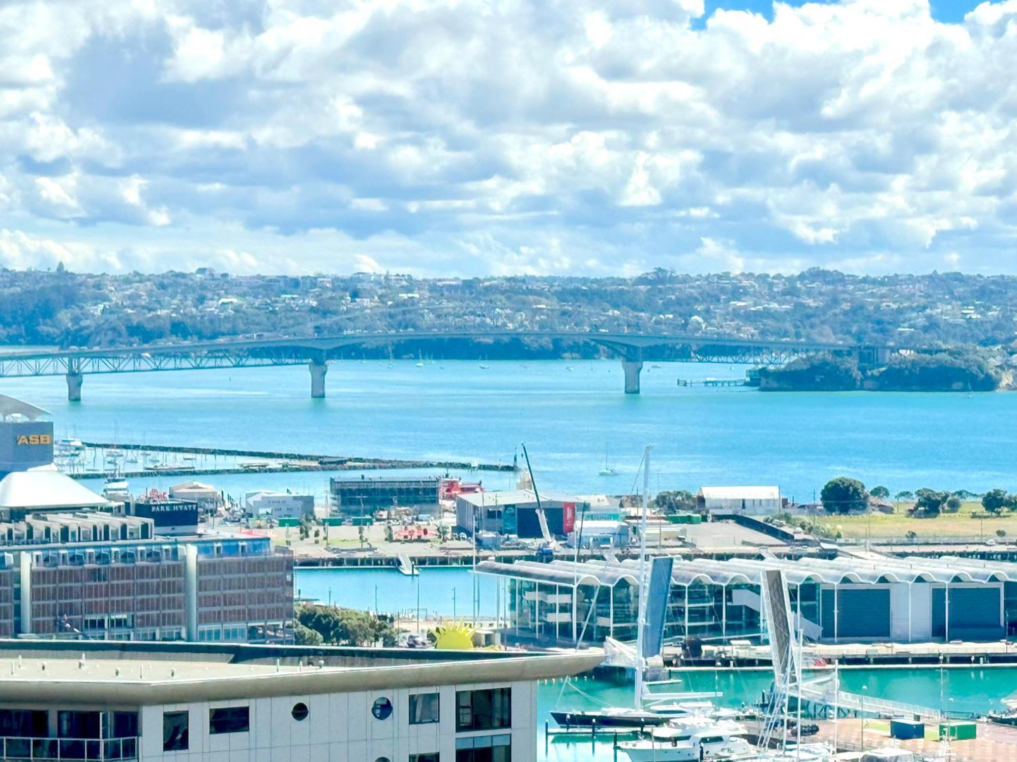 Apartamento Magnificent Skytower, Sea, Habour View In Cbd Auckland Exterior foto