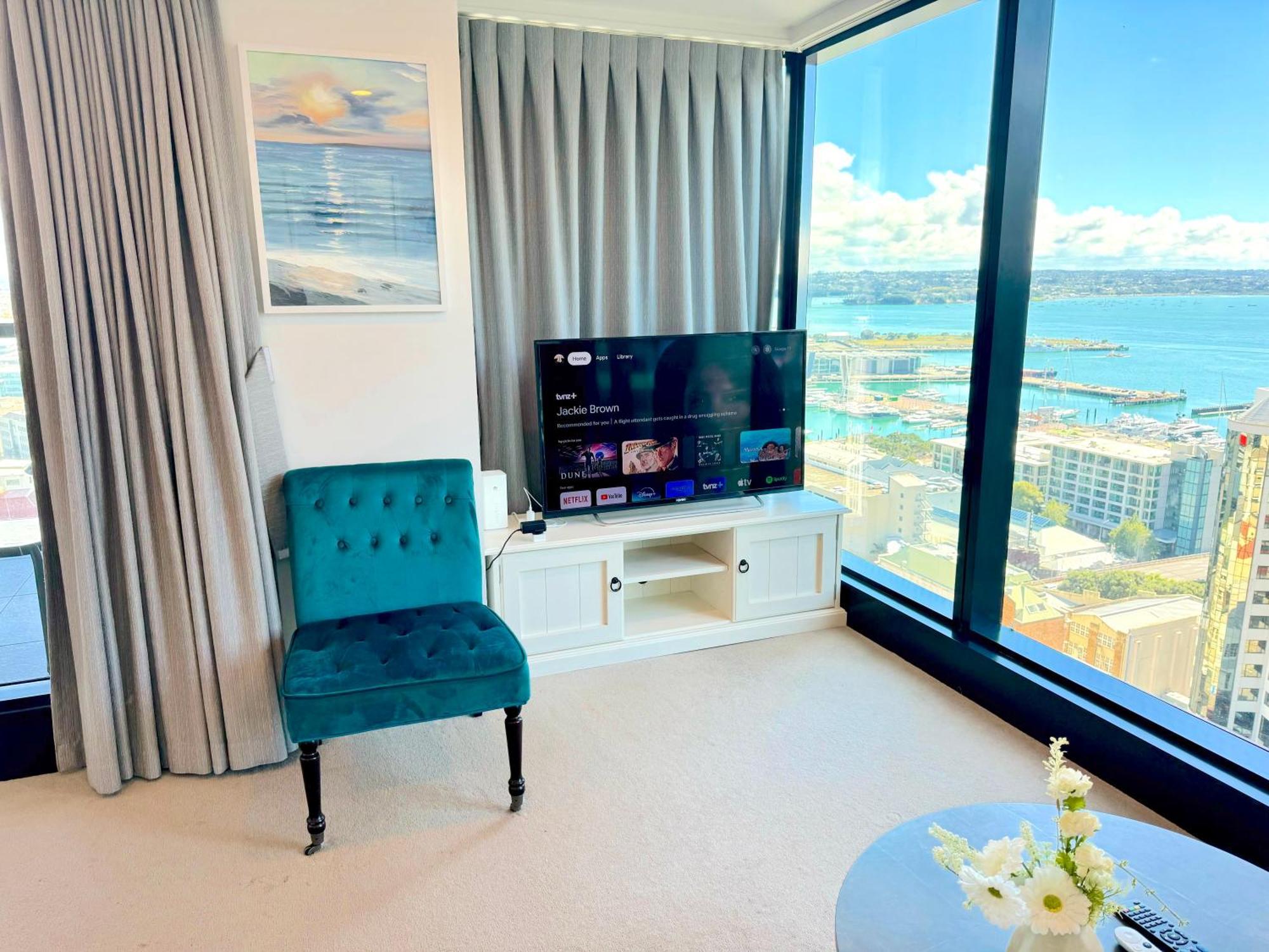 Apartamento Magnificent Skytower, Sea, Habour View In Cbd Auckland Exterior foto